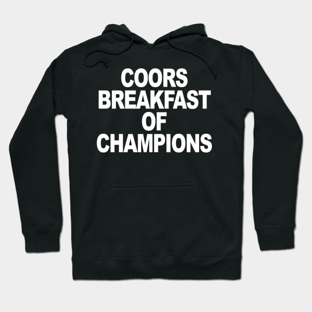 BREAKFAST OF CHAMPIONS Hoodie by TheCosmicTradingPost